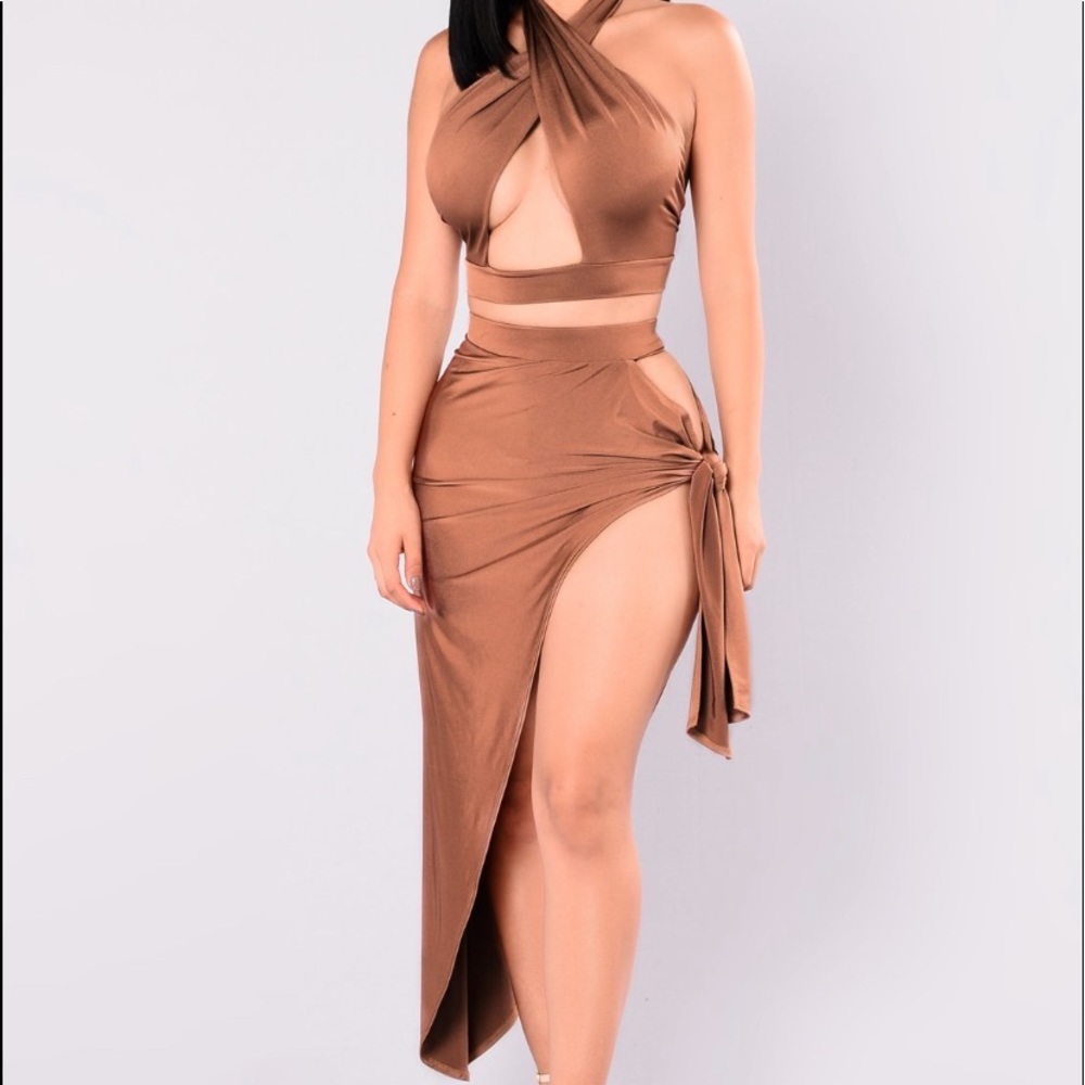 Fashion nova two piece dress